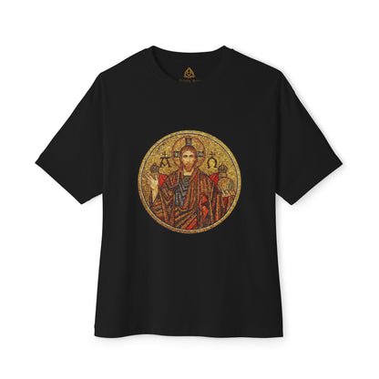 Christ Pantocrator - Unisex Oversized Boxy T-Shirt