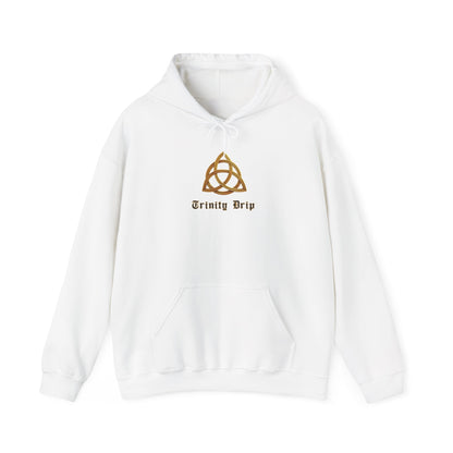 Trinity Drip Alleluia Hoodie — Colorful Back Print Religious Graphic Hoodie
