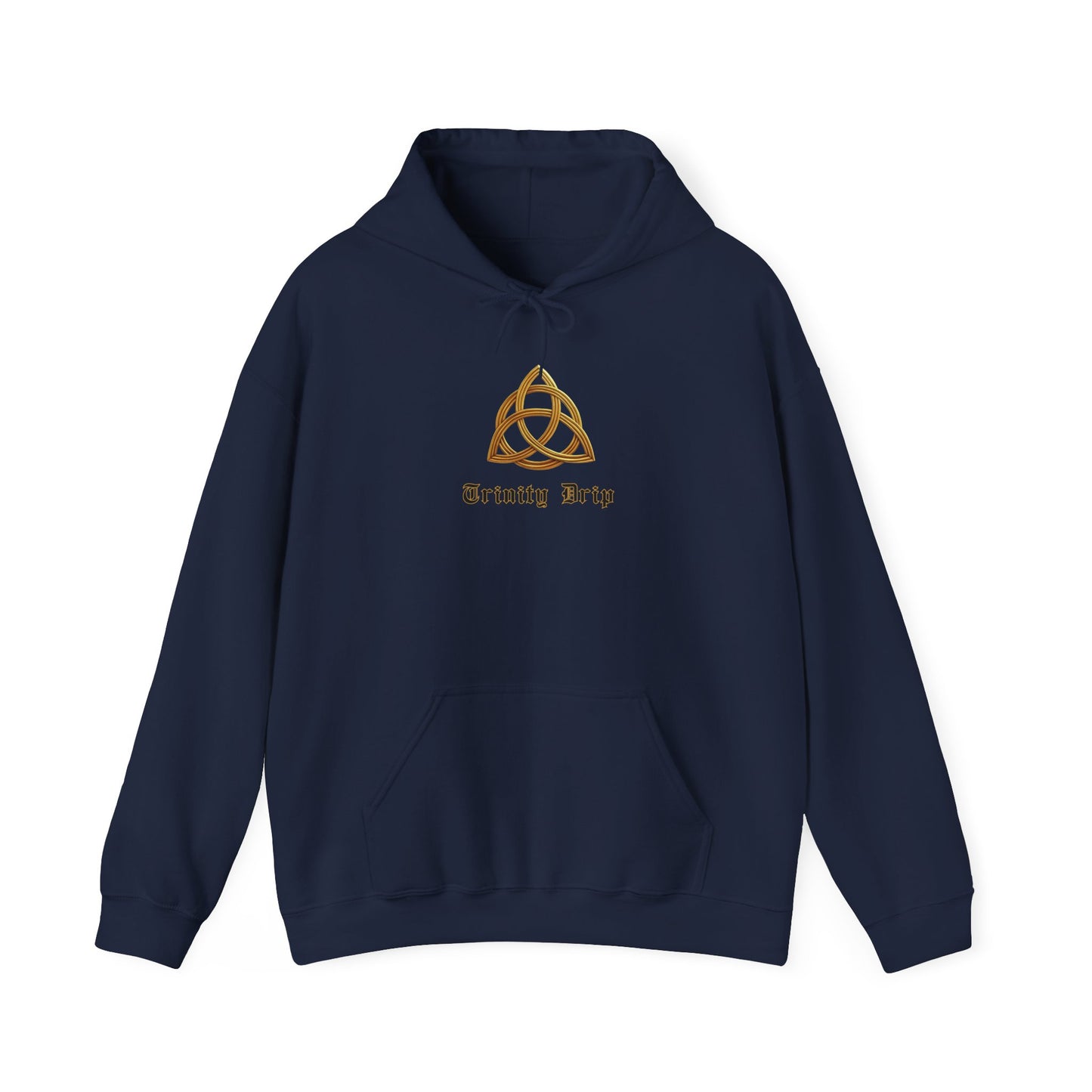 Trinity Drip Alleluia Hoodie — Colorful Back Print Religious Graphic Hoodie