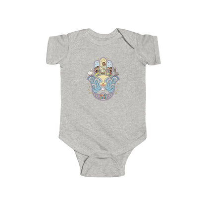 God's Child Hamsa Hand Baby Bodysuit — Infant Organic-Feel Onesie
