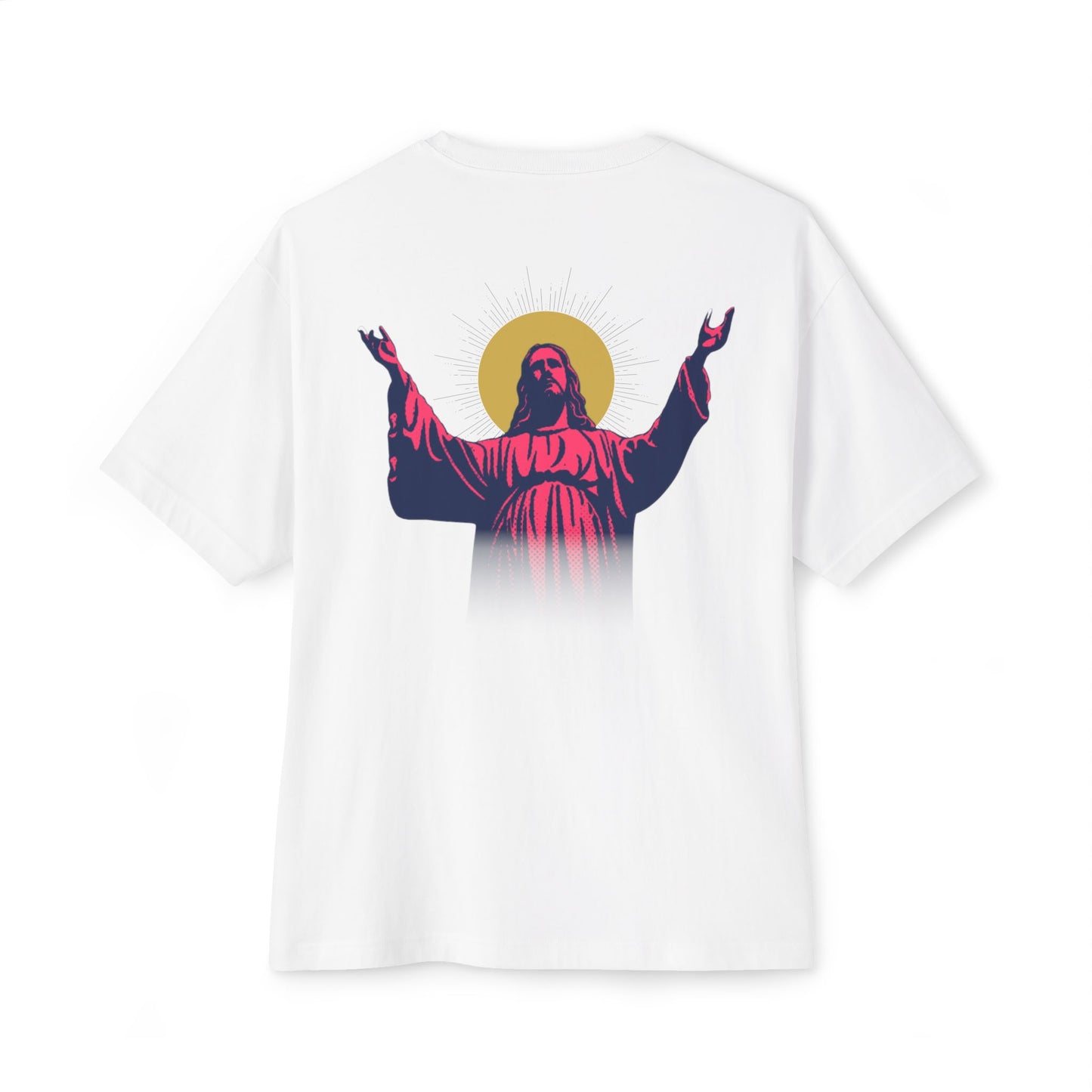 I.N.R.I. (Iesus Nazarenus, Rex Iudaeorum) - Unisex Oversized Boxy T-Shirt