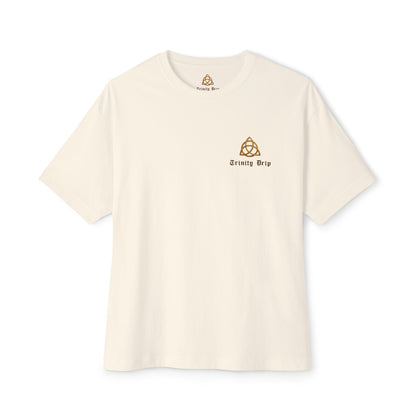 God The Father, Son, Holy Spirit - Unisex Oversized Boxy T-Shirt