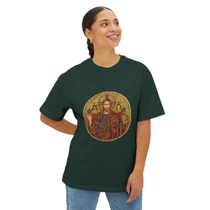 Christ Pantocrator - Unisex Oversized Boxy T-Shirt