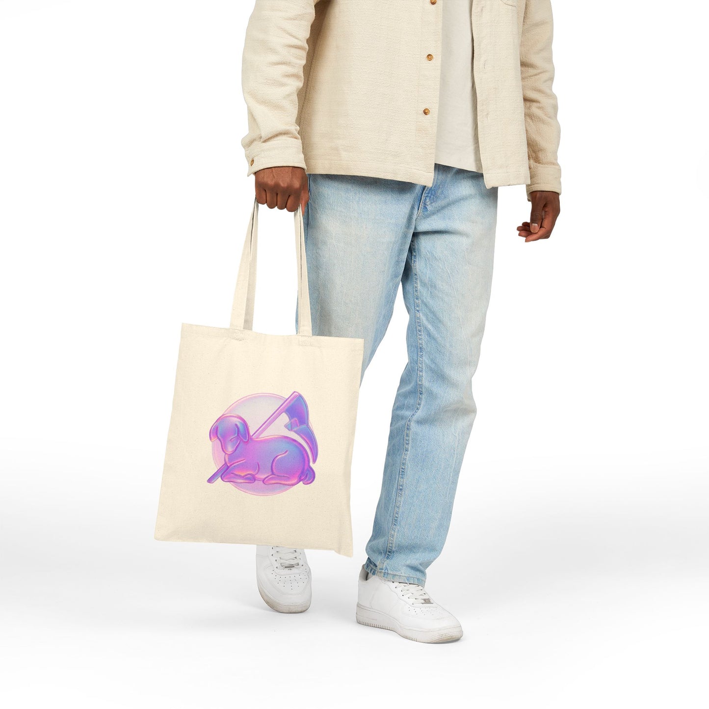 Lamb of God Canvas Tote Bag — Reusable Grocery Tote