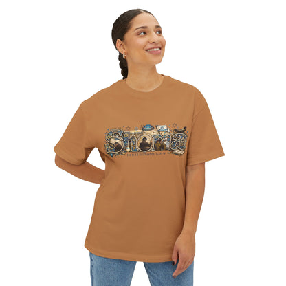 Shema (Deuteronomy 6:4-9) - Unisex Oversized Boxy T-Shirt