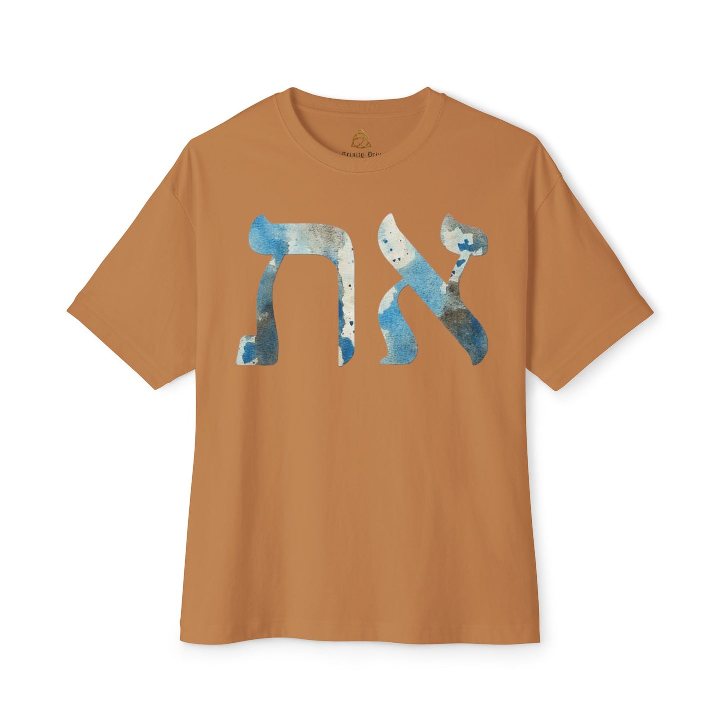 Alev & Tav (Alpha & Omega) - Unisex Oversized Boxy T-Shirt