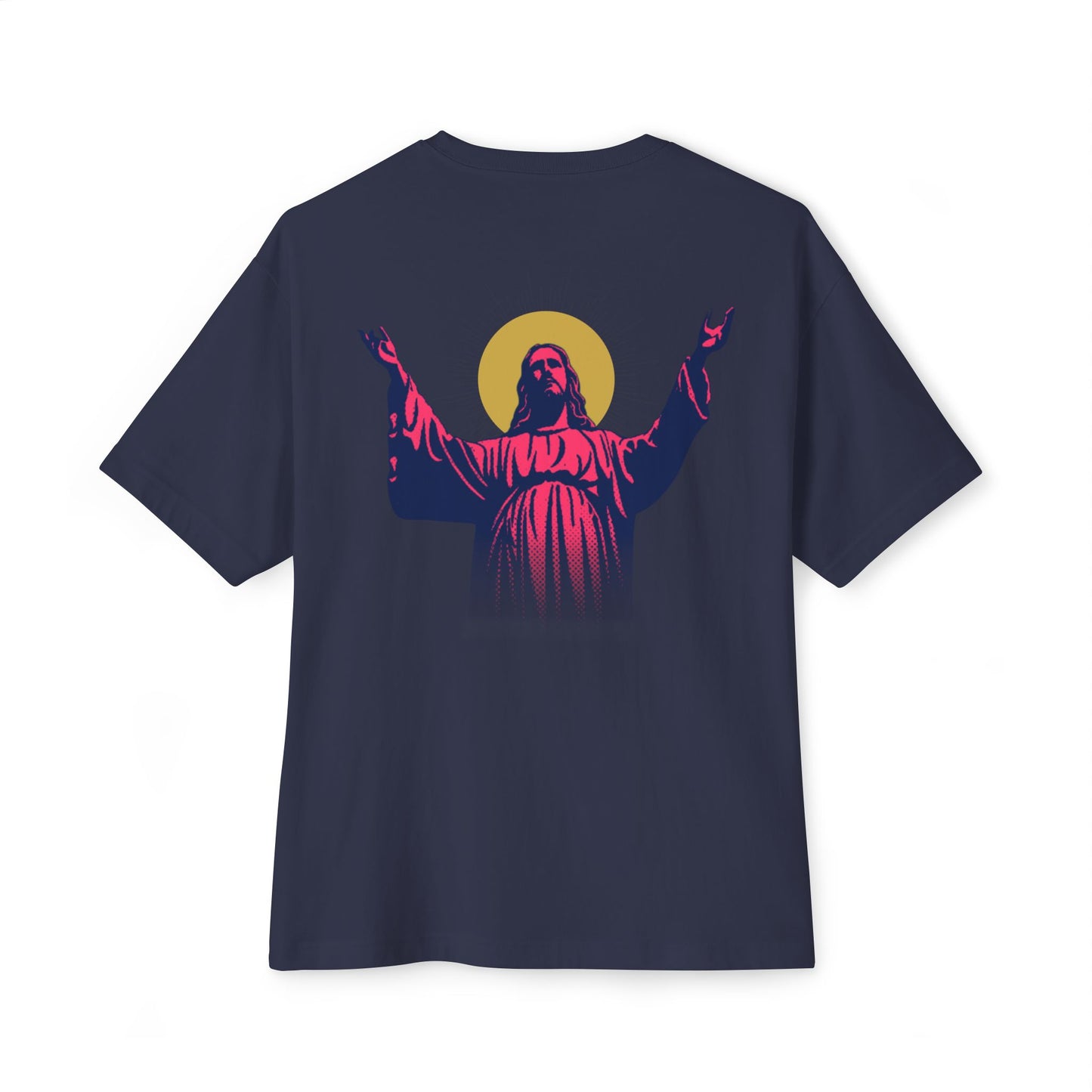 I.N.R.I. (Iesus Nazarenus, Rex Iudaeorum) - Unisex Oversized Boxy T-Shirt
