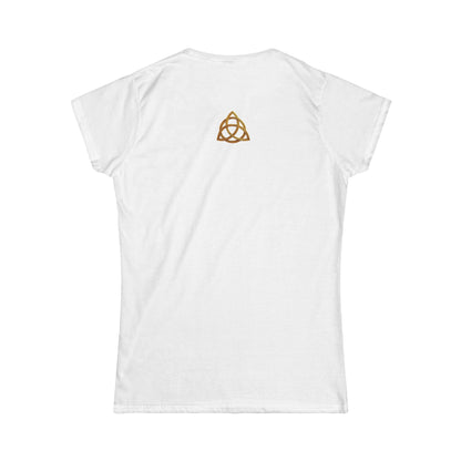 Holy Rosary Women's T-Shirt — Vibrant Neon Prayer Fist Graphic Tee