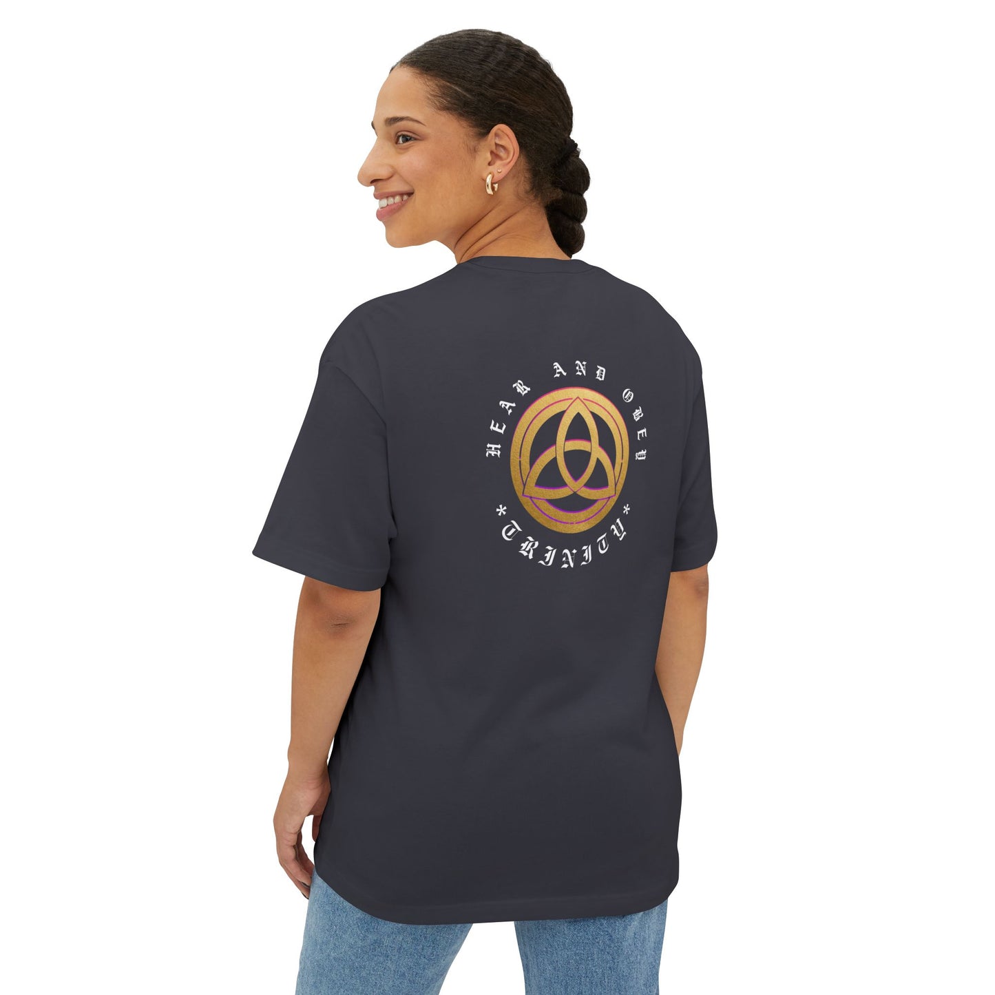 Hear & Obey - Unisex Oversized Boxy T-Shirt