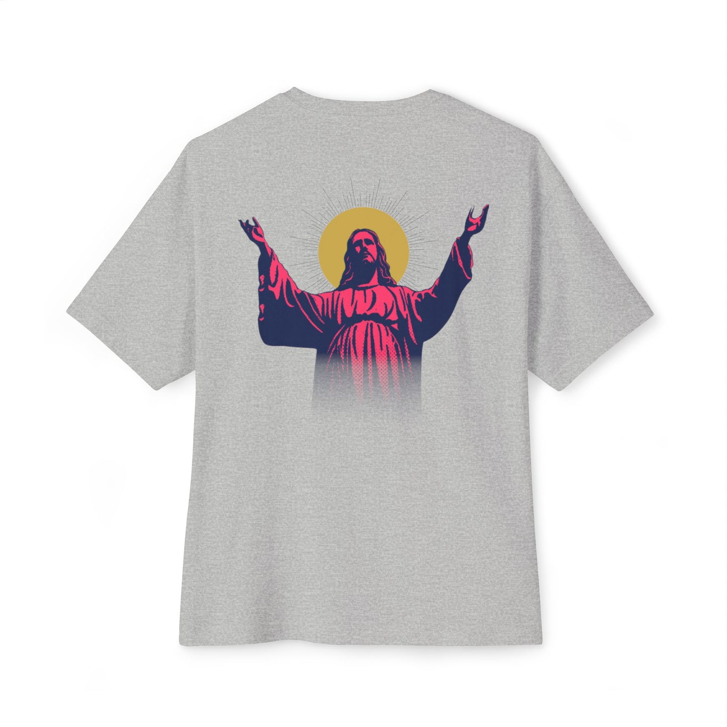 I.N.R.I. (Iesus Nazarenus, Rex Iudaeorum) - Unisex Oversized Boxy T-Shirt