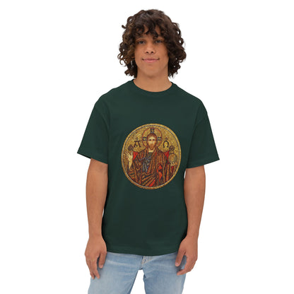 Christ Pantocrator - Unisex Oversized Boxy T-Shirt