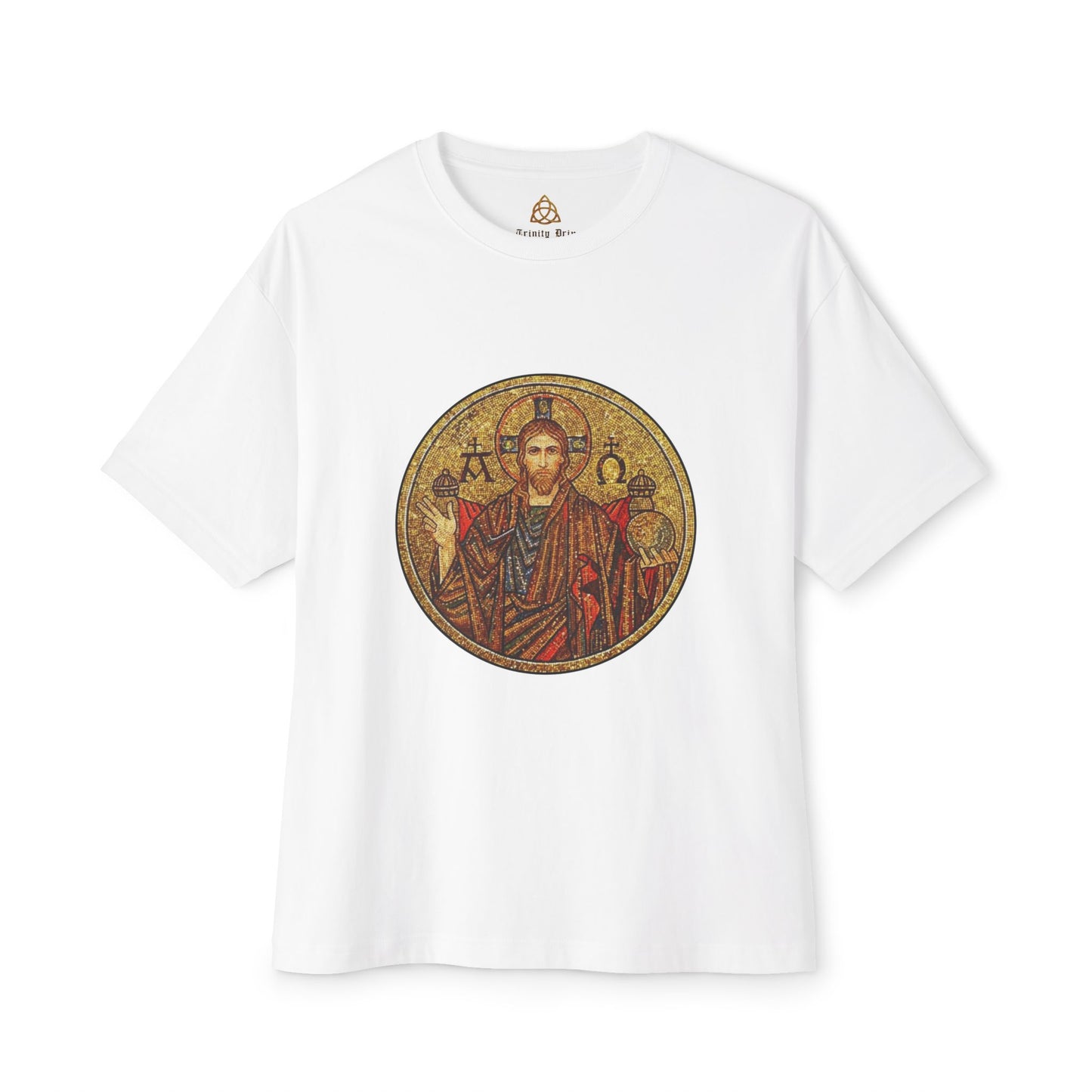 Christ Pantocrator - Unisex Oversized Boxy T-Shirt